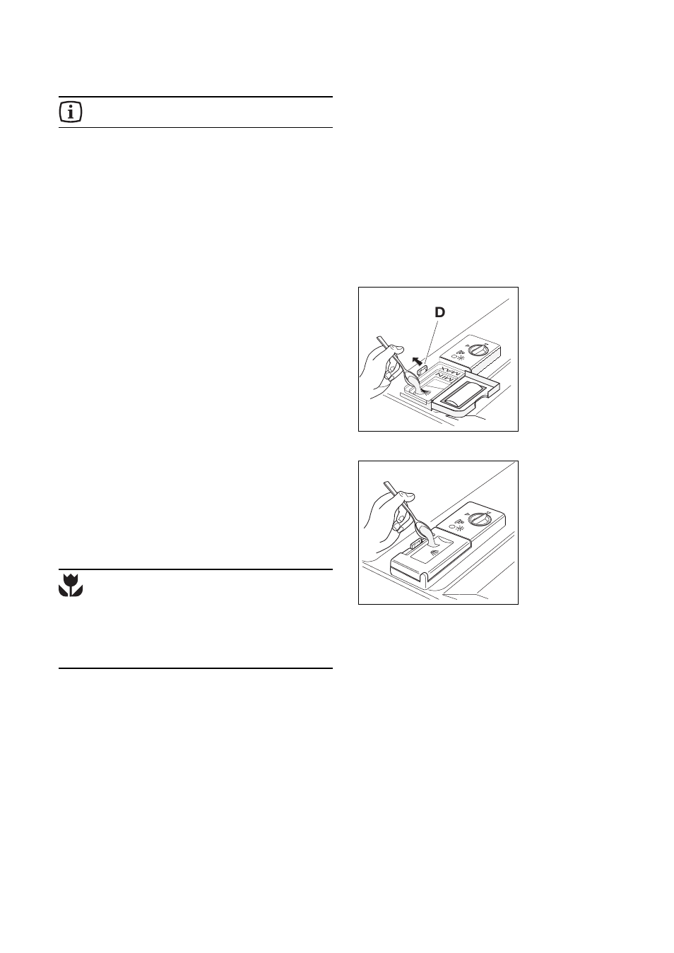 Use of detergent, Compact detergents with enzymes | Tricity Bendix CDW 087 User Manual | Page 10 / 28
