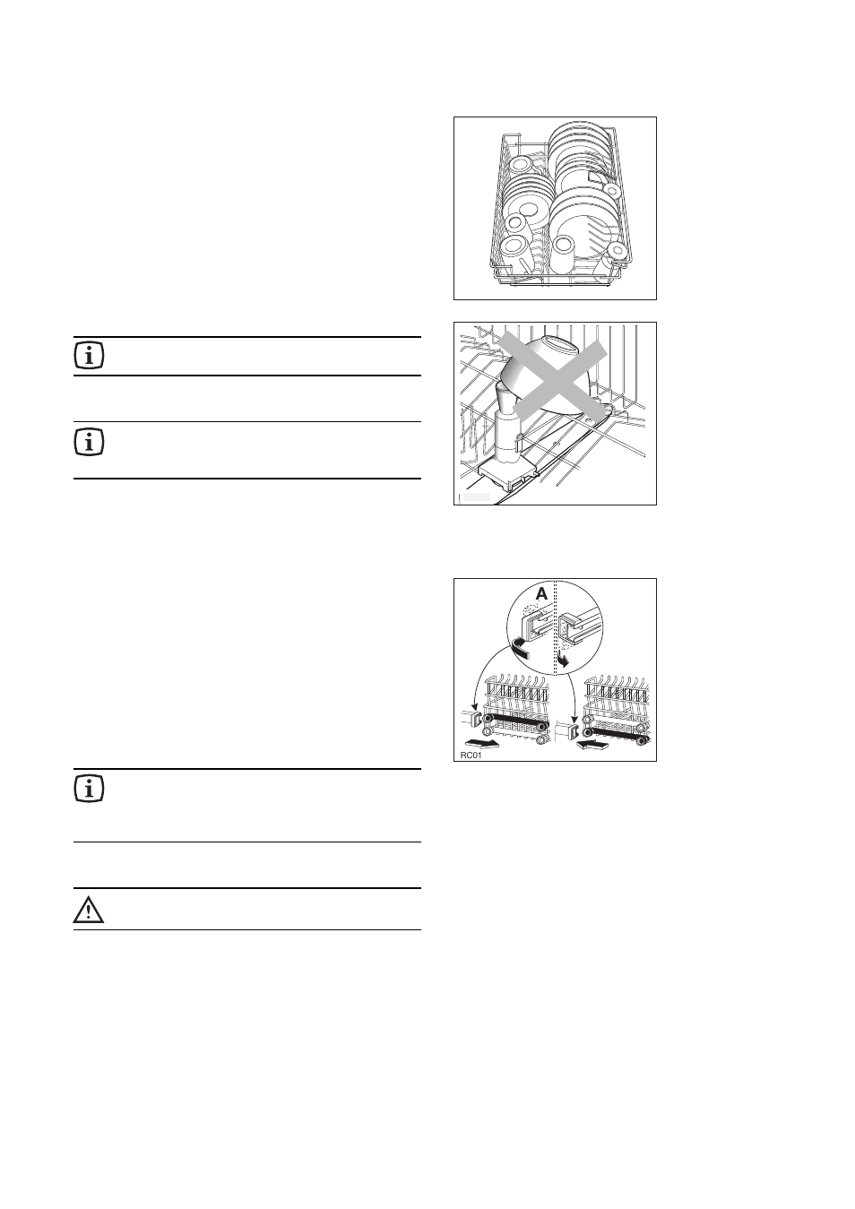 The upper basket, Adjusting the height of the upper basket | Tricity Bendix CDW 087 User Manual | Page 9 / 28