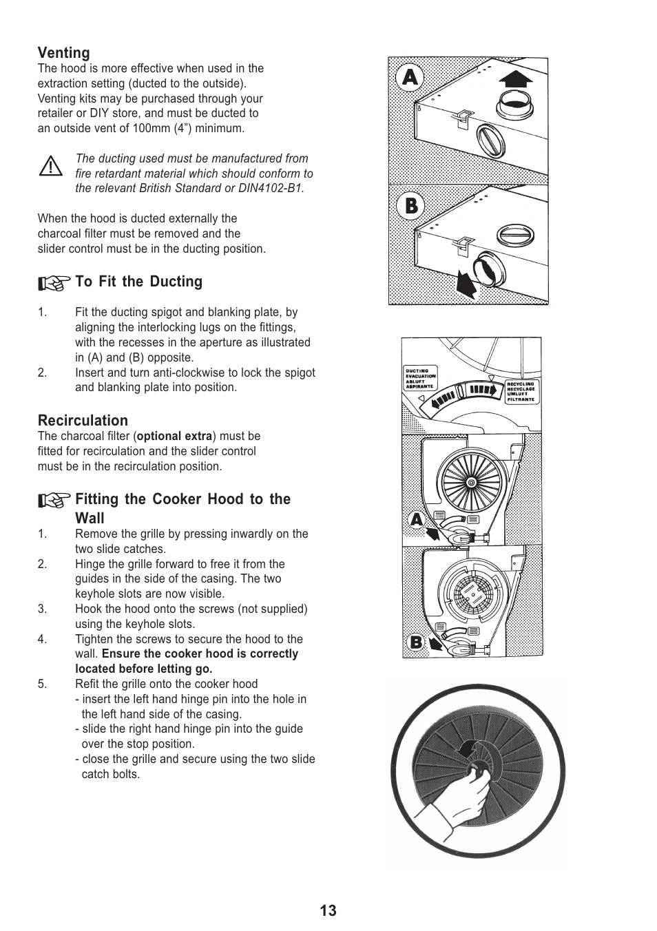 Tricity Bendix TBH 630 User Manual | Page 13 / 16