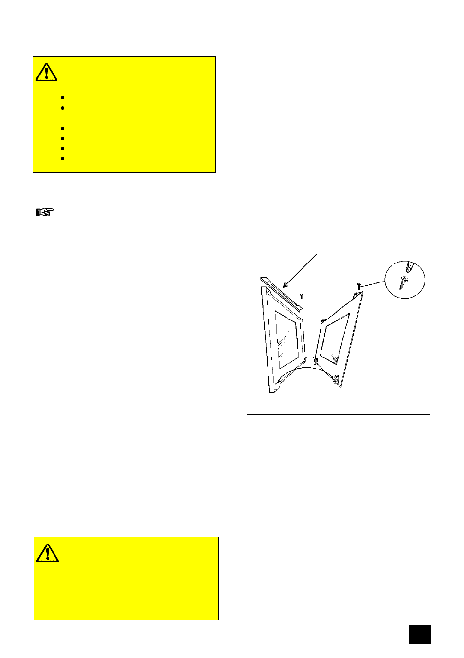 Cleaning the outer and inner door glass panels, Glass | Tricity Bendix E710 User Manual | Page 29 / 52