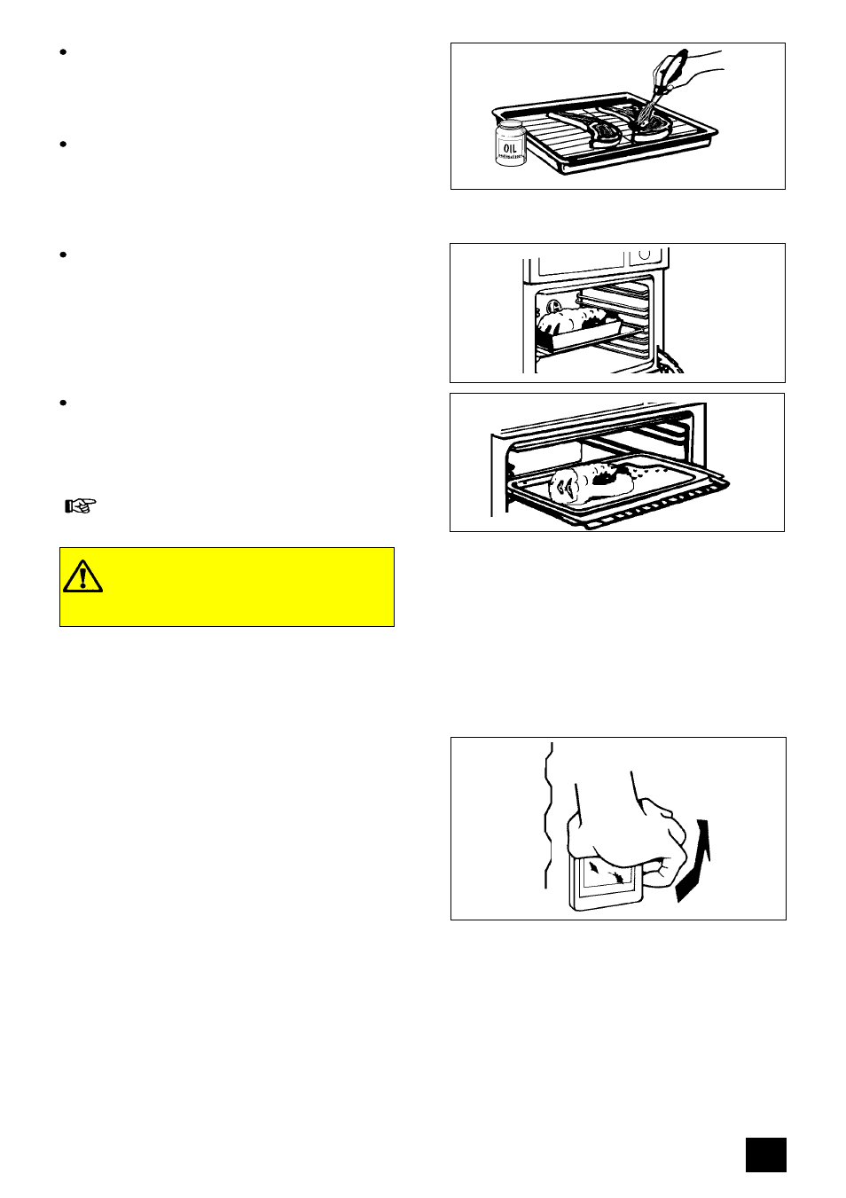 Replacing an oven light bulb | Tricity Bendix E710 User Manual | Page 33 / 52