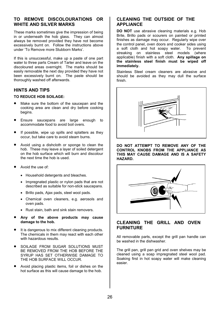 Tricity Bendix SIE515 User Manual | Page 26 / 32
