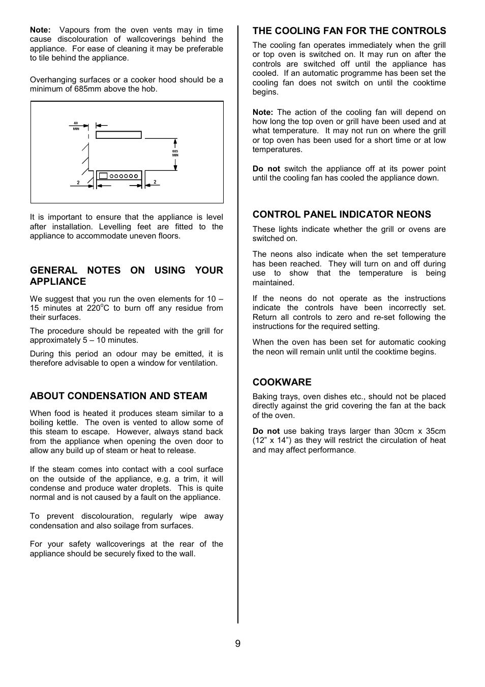 Tricity Bendix SIE515 User Manual | Page 9 / 32