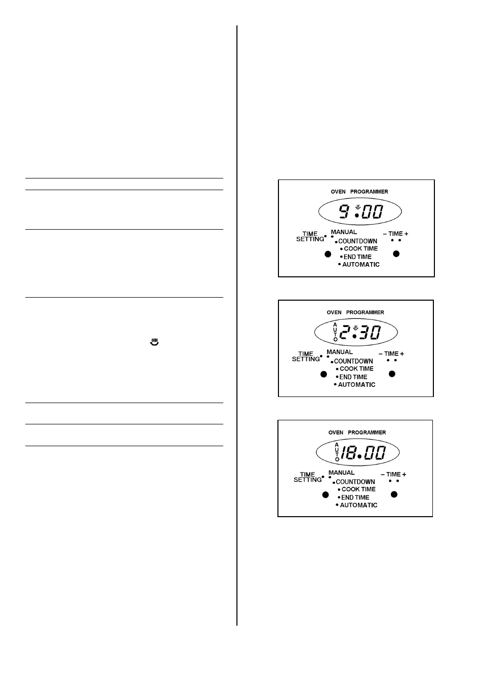 12 automatic control, Setting the controls for automatic use | Tricity Bendix SB462 User Manual | Page 12 / 32