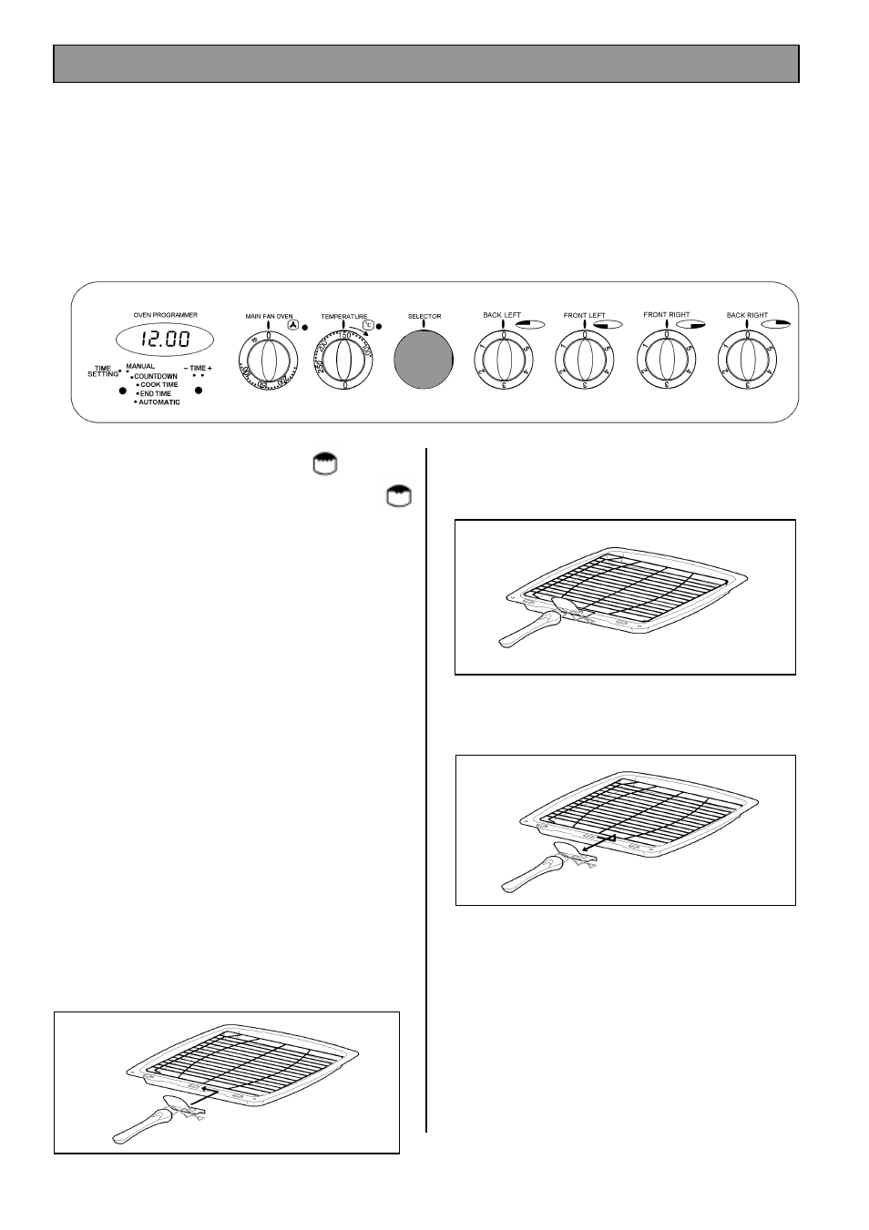 The dual grill | Tricity Bendix SB462 User Manual | Page 15 / 32