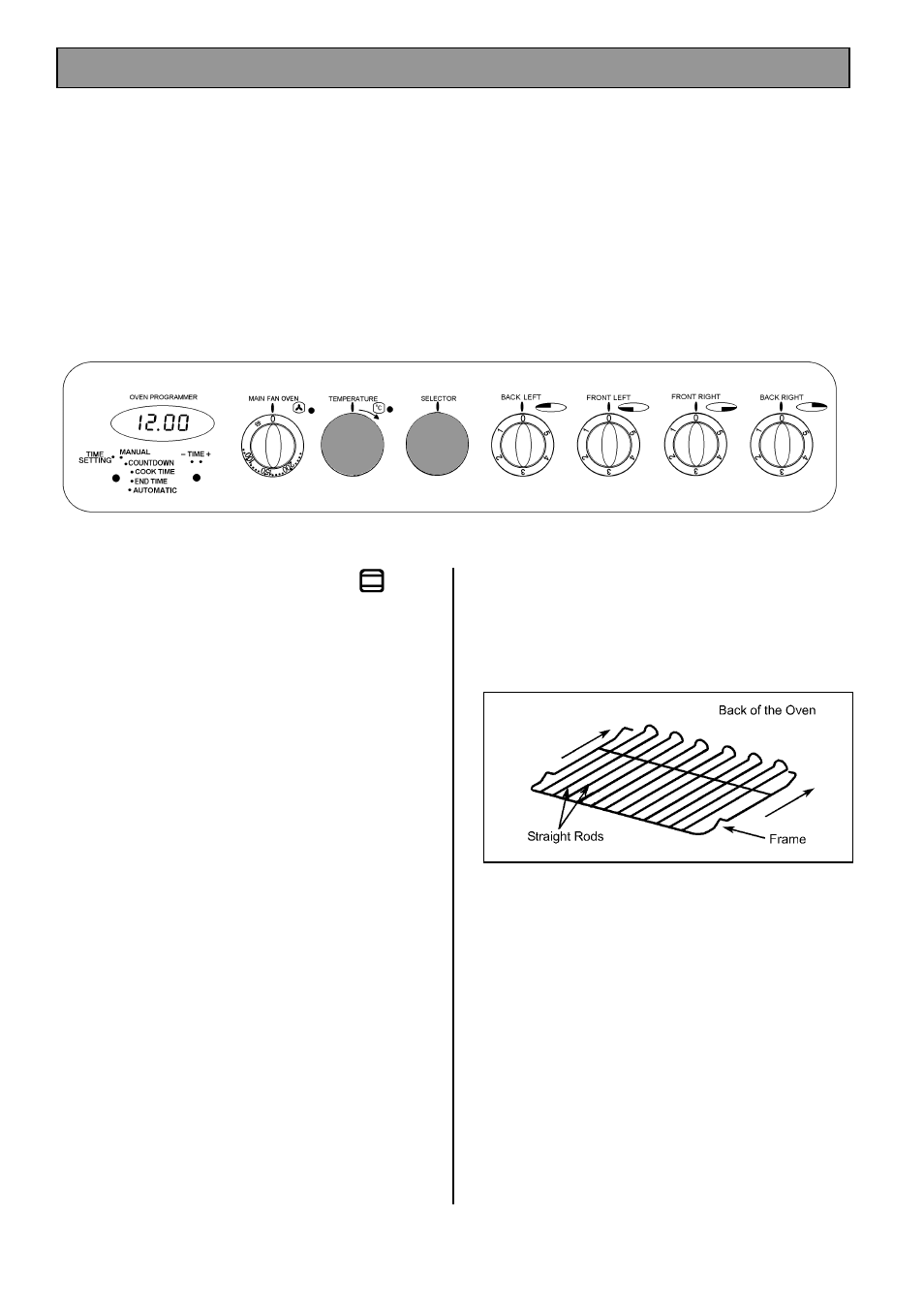 The top oven | Tricity Bendix SB462 User Manual | Page 17 / 32