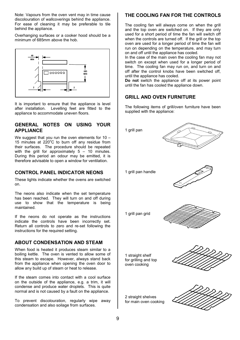 Tricity Bendix CSIE317 User Manual | Page 9 / 28