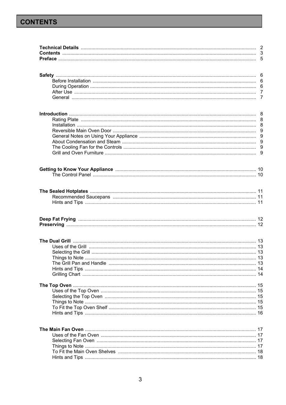 Tricity Bendix SIE401 User Manual | Page 3 / 28