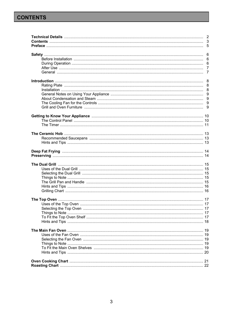 Tricity Bendix SIE424 User Manual | Page 3 / 32