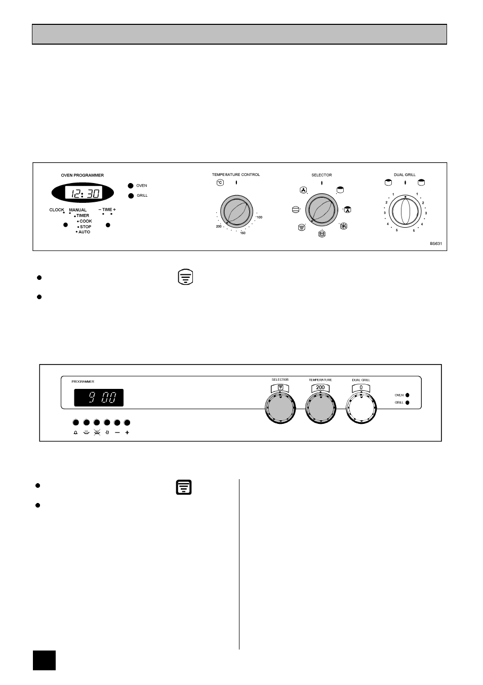 The zoned oven | Tricity Bendix BS 631/2 User Manual | Page 30 / 52