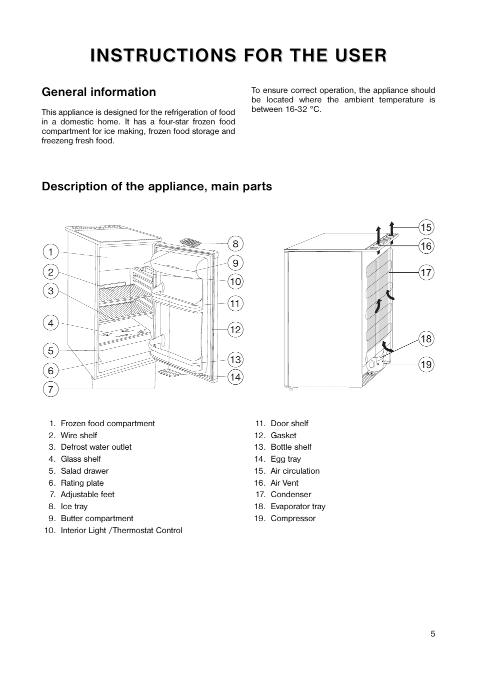 Tricity Bendix TB 584 R User Manual | Page 5 / 20