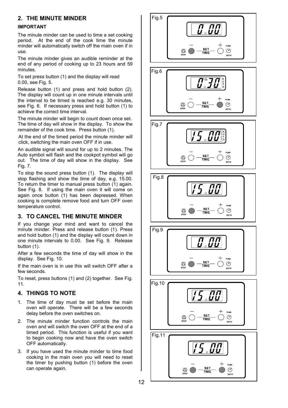 Tricity Bendix RE50G User Manual | Page 12 / 32