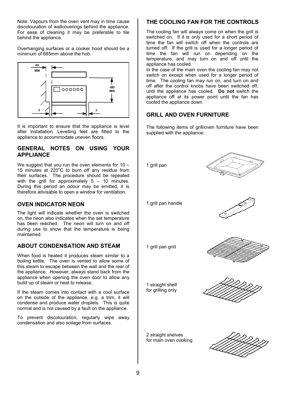 Tricity Bendix RE50G User Manual | Page 9 / 32