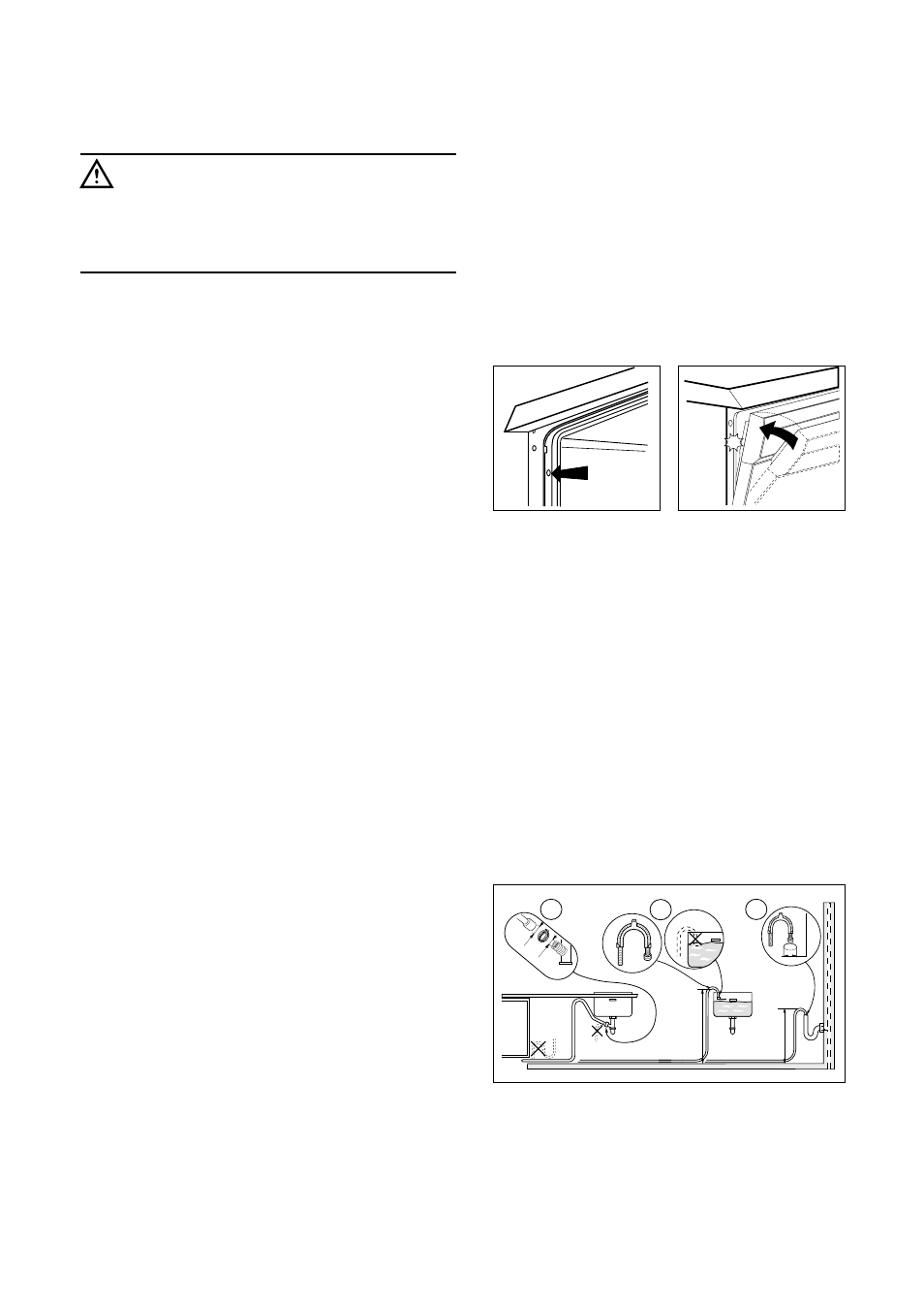 Installation, Levelling, Water supply connections | Water outlet hose connection | Tricity Bendix TBDW 30 User Manual | Page 18 / 24