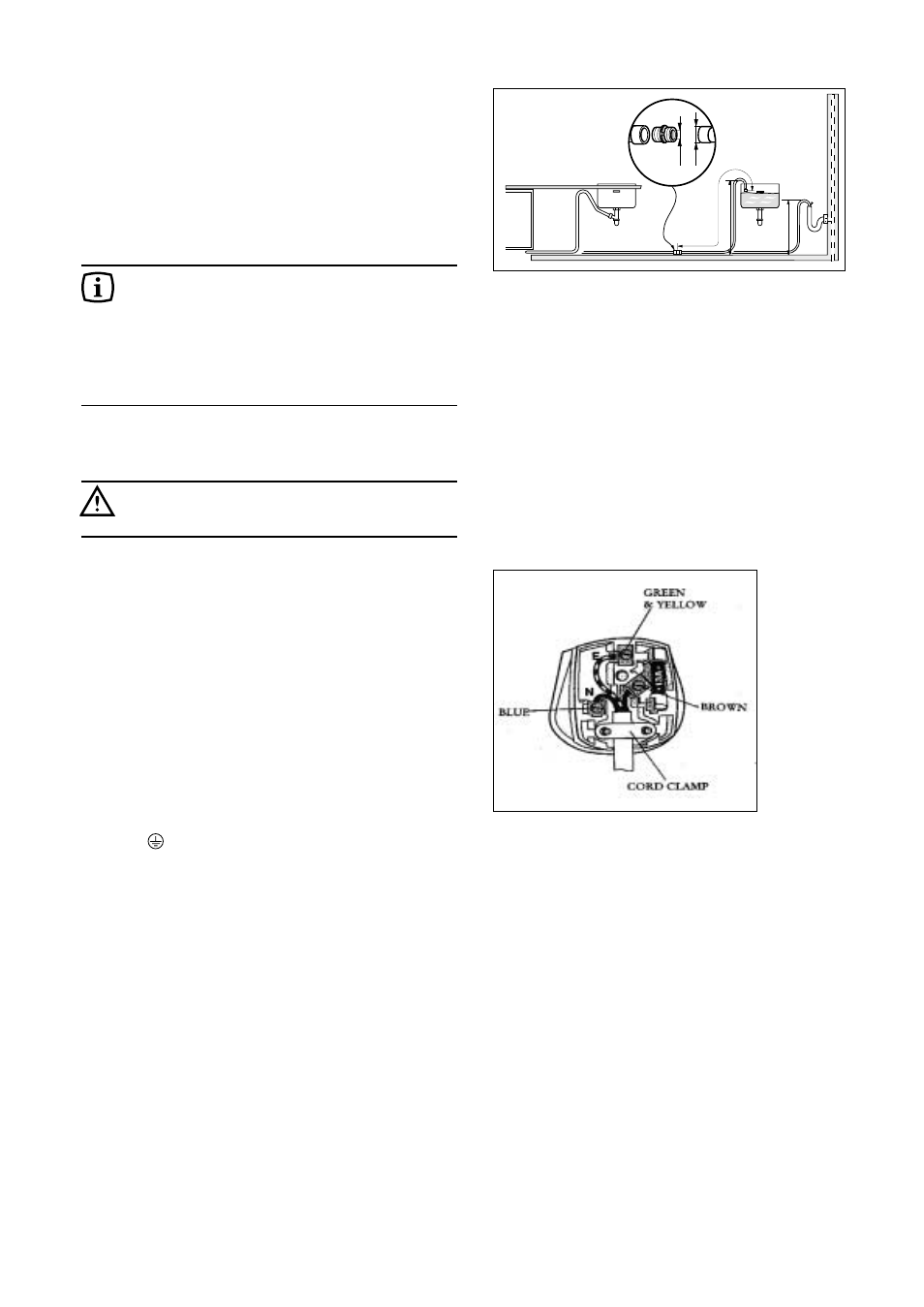 Electrical connection | Tricity Bendix TBDW 30 User Manual | Page 19 / 24