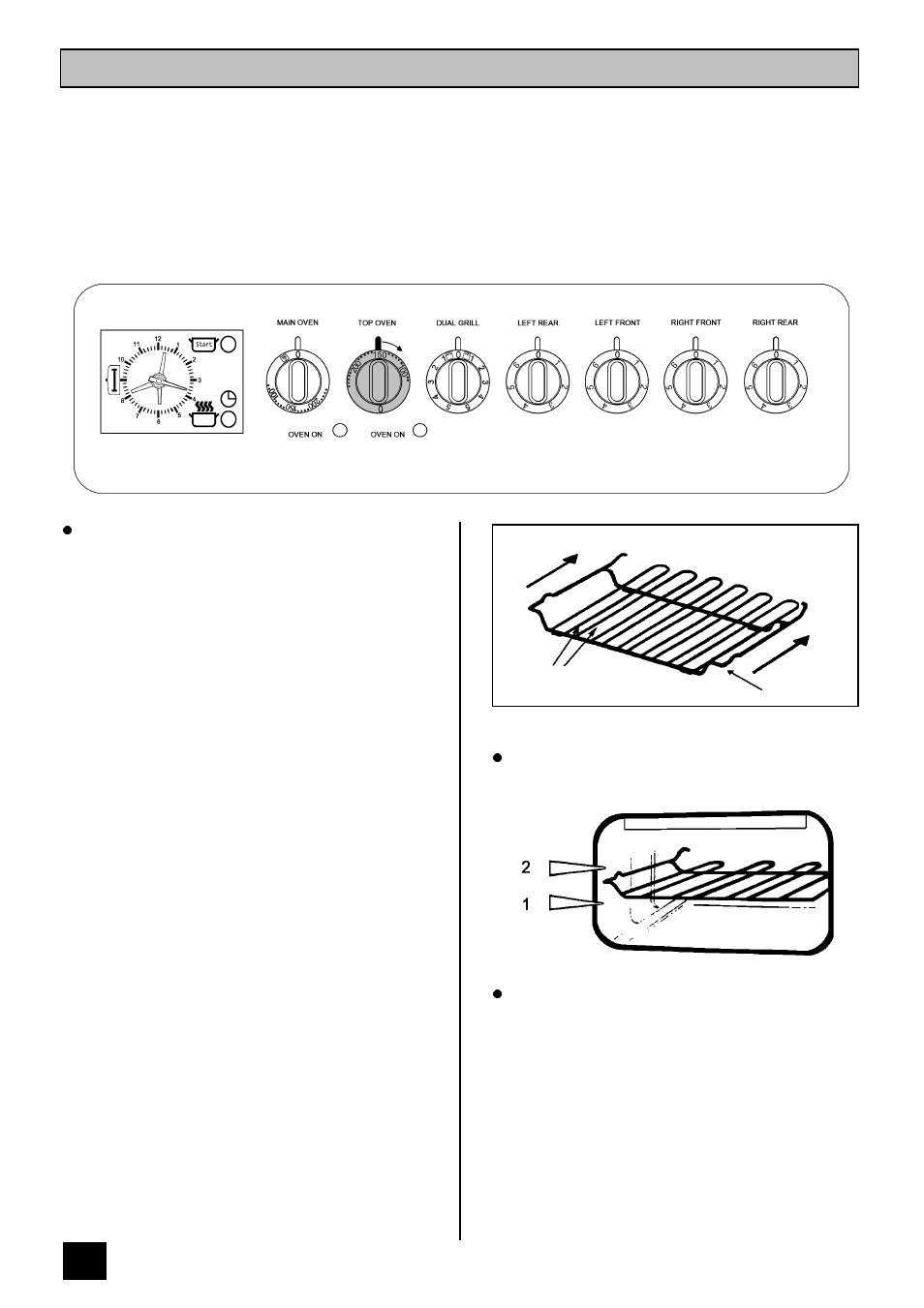 The top oven | Tricity Bendix CSI 2400 User Manual | Page 18 / 36