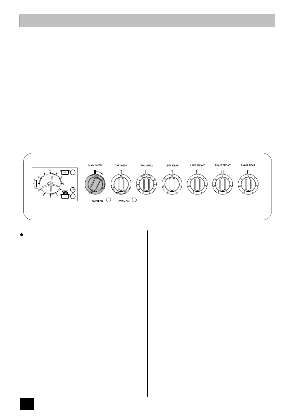 The main fan oven | Tricity Bendix CSI 2400 User Manual | Page 20 / 36