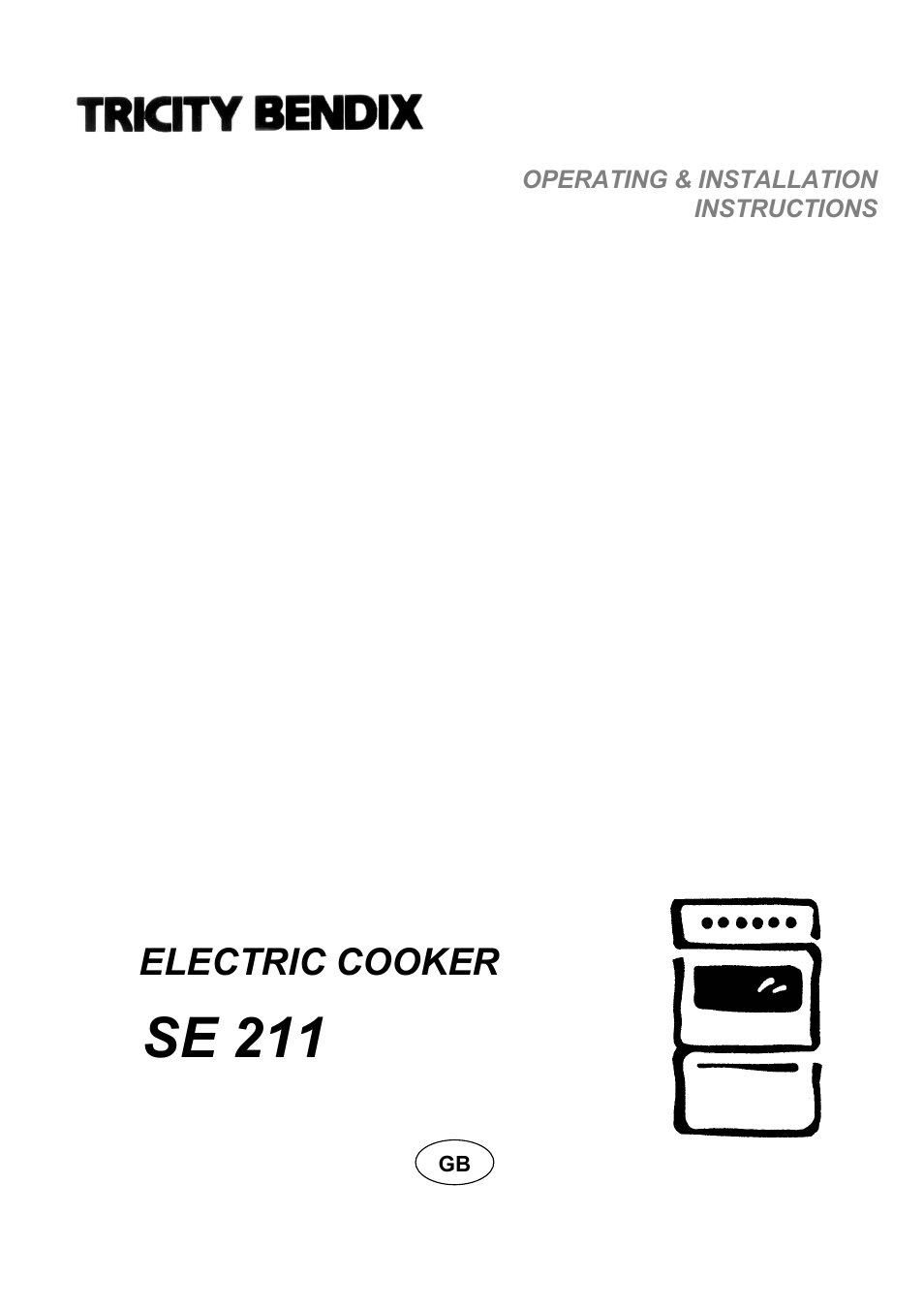 Tricity Bendix SE 211 User Manual | 20 pages