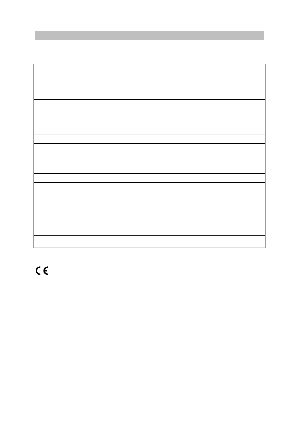 Instructions for the installer, Technical features | Tricity Bendix SE 211 User Manual | Page 5 / 20