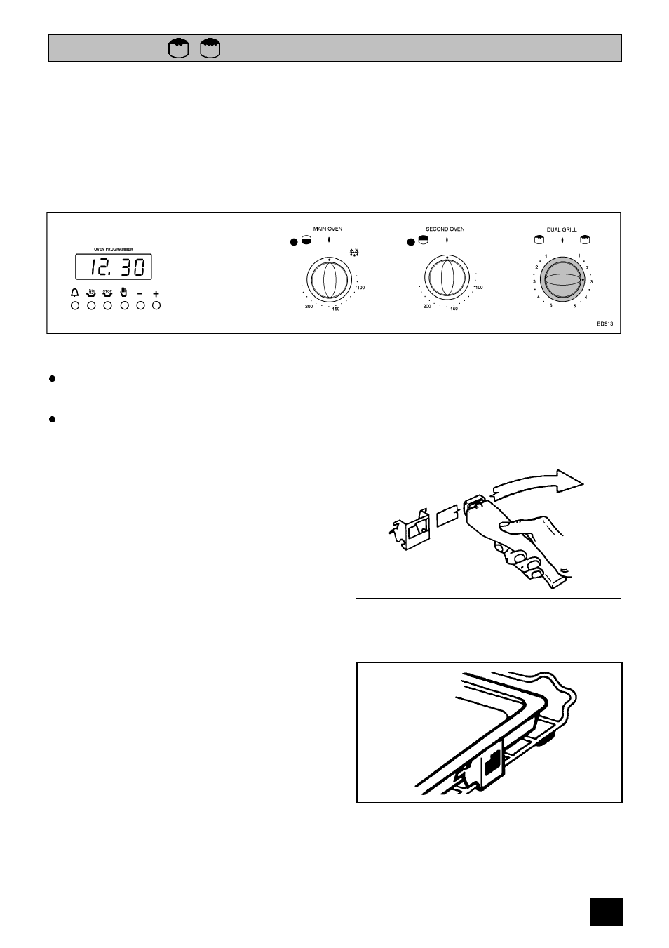 The grill | Tricity Bendix BD 913/2 User Manual | Page 21 / 40