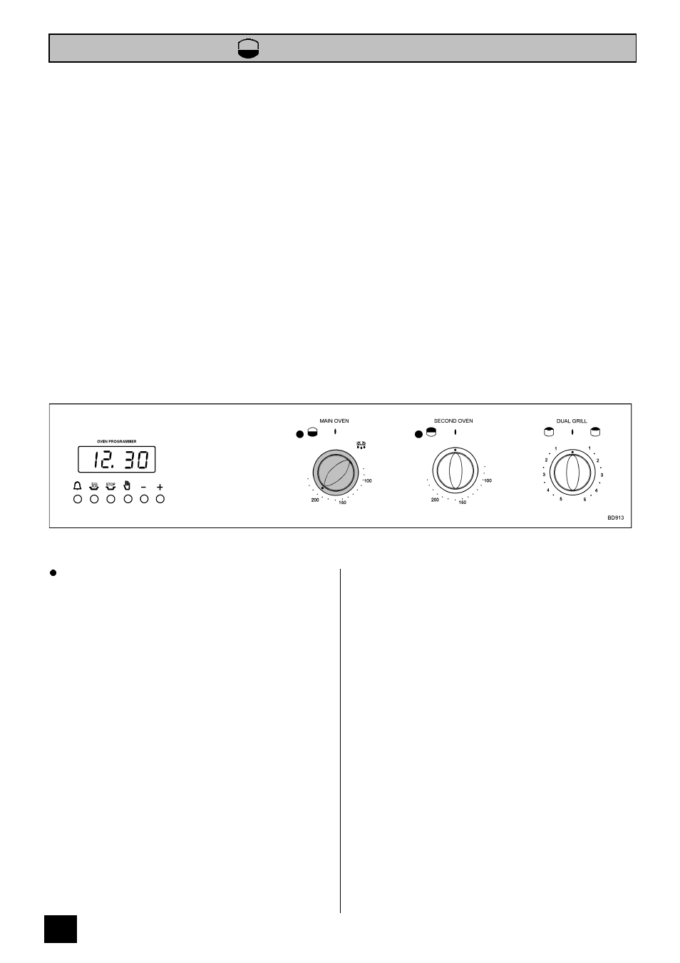 The main fan oven | Tricity Bendix BD 913/2 User Manual | Page 26 / 40