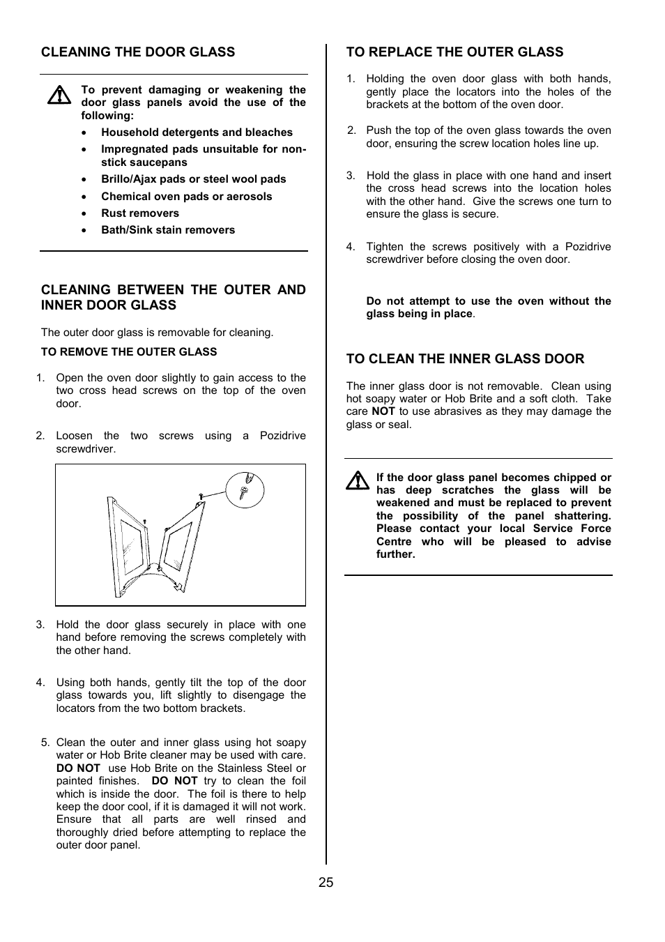 Tricity Bendix SE323 User Manual | Page 25 / 32