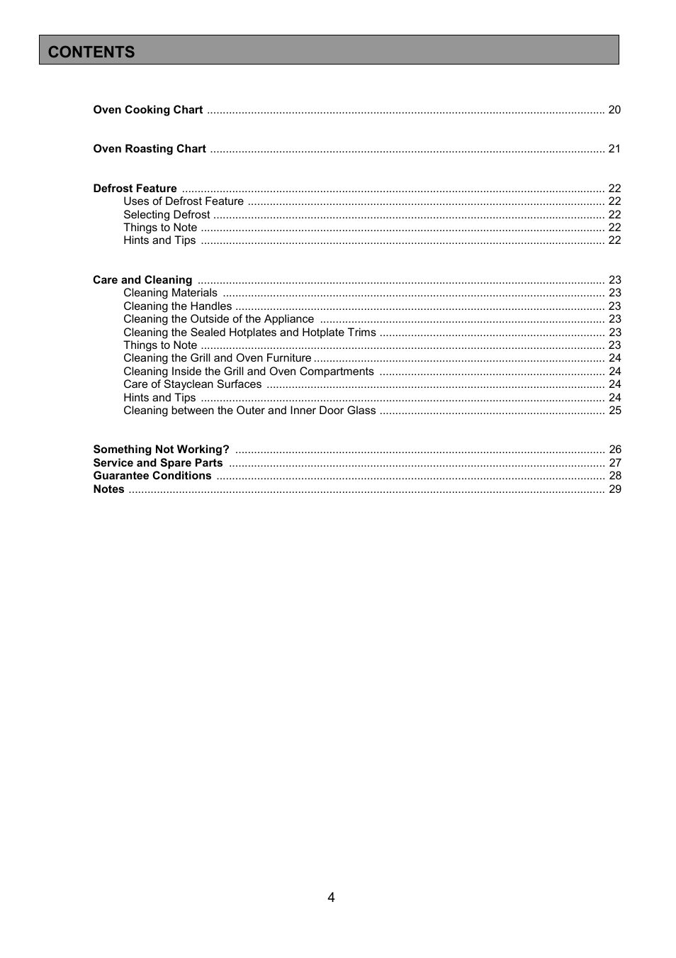 Tricity Bendix SE323 User Manual | Page 4 / 32