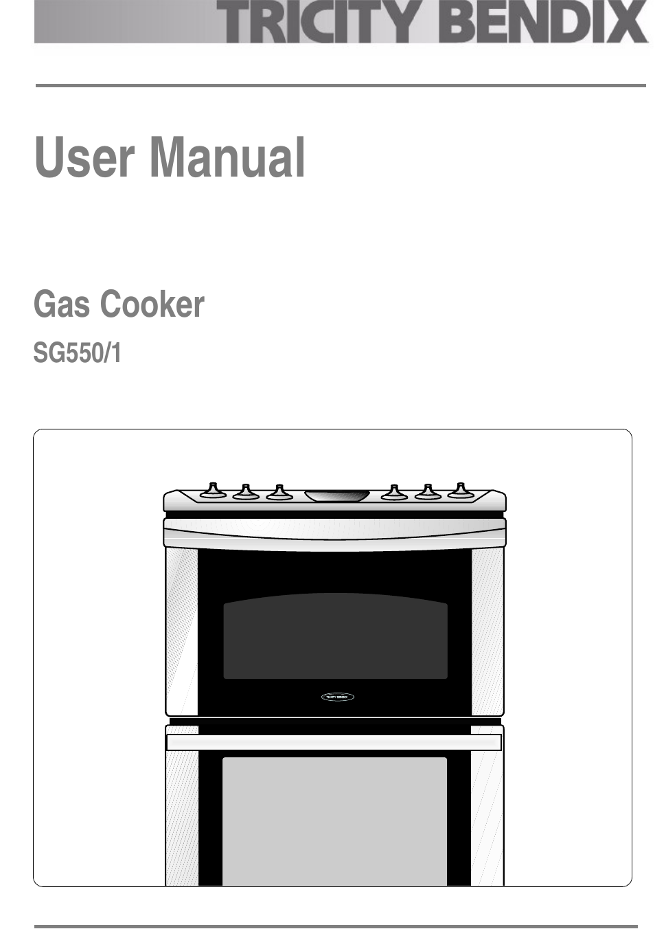 Tricity Bendix SG550/1 User Manual | 44 pages