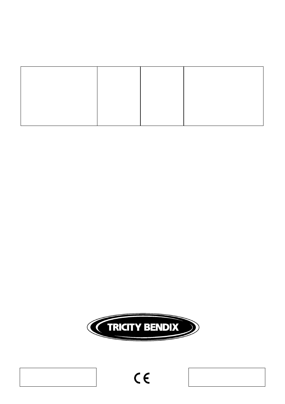 Tricity Bendix BS 615 SO User Manual | Page 40 / 40
