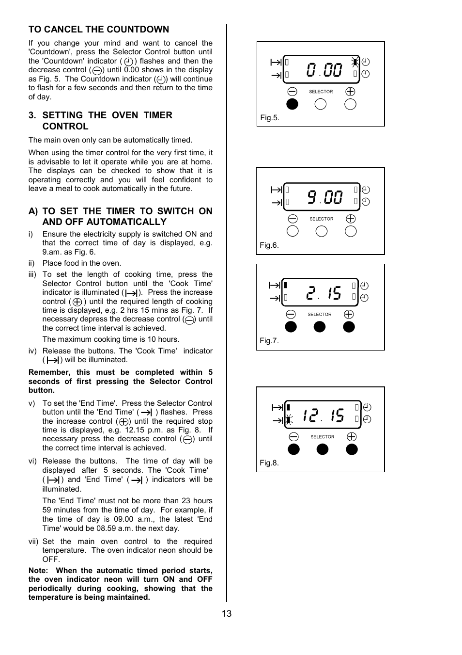 Tricity Bendix SE556 User Manual | Page 13 / 36