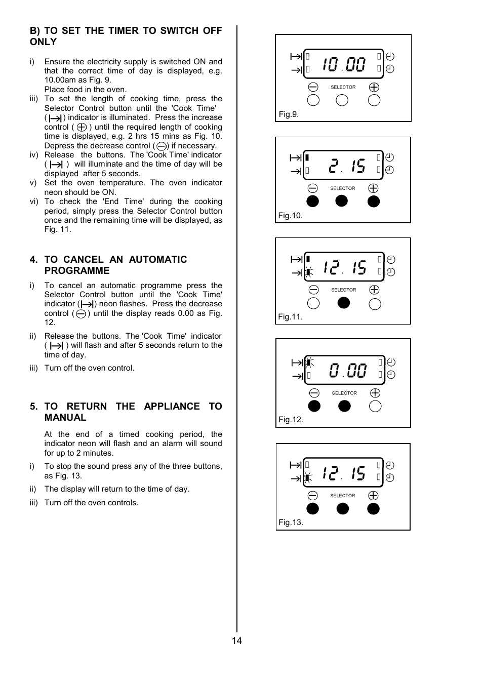 Tricity Bendix SE556 User Manual | Page 14 / 36