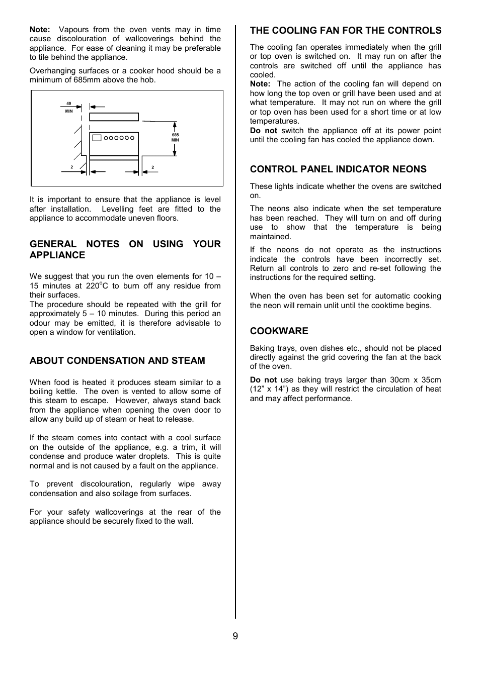 Tricity Bendix SE556 User Manual | Page 9 / 36