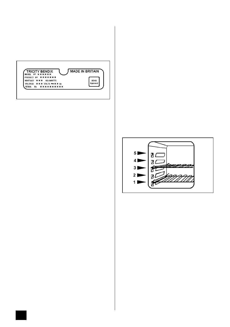 Tricity Bendix DURHAM User Manual | Page 14 / 52