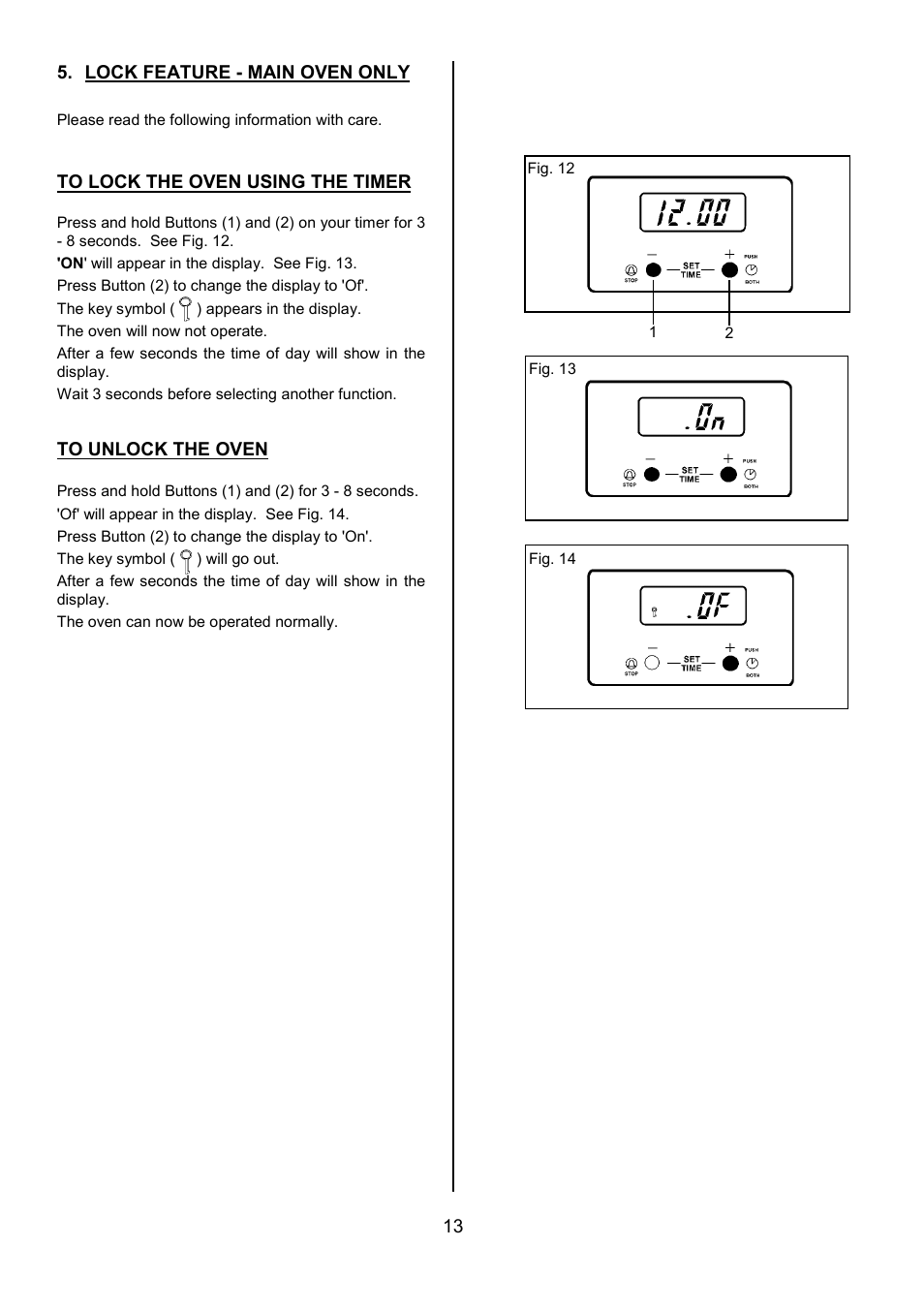 Tricity Bendix SIE324 User Manual | Page 13 / 32