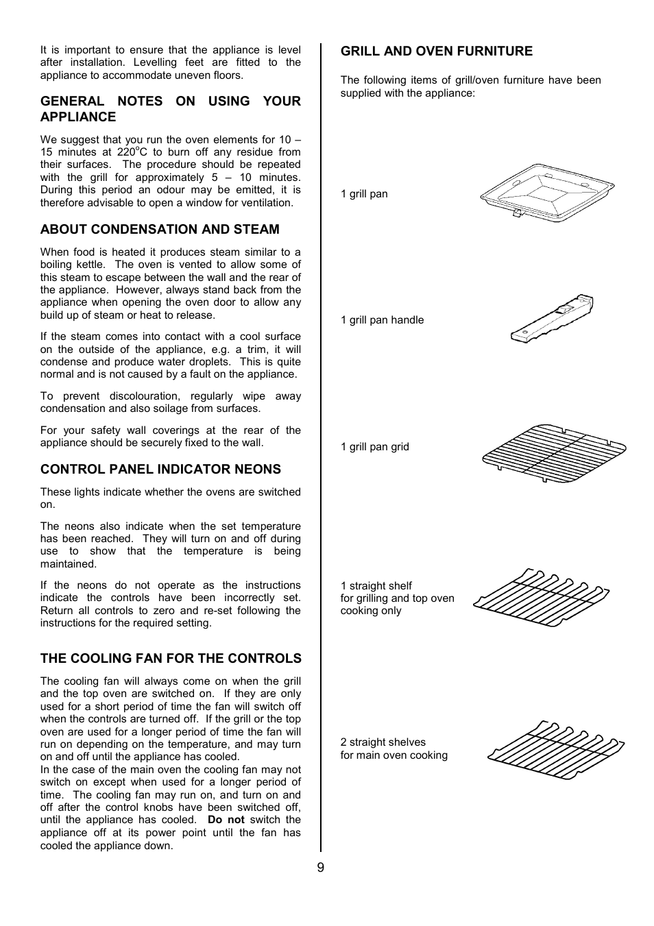 Tricity Bendix SIE324 User Manual | Page 9 / 32