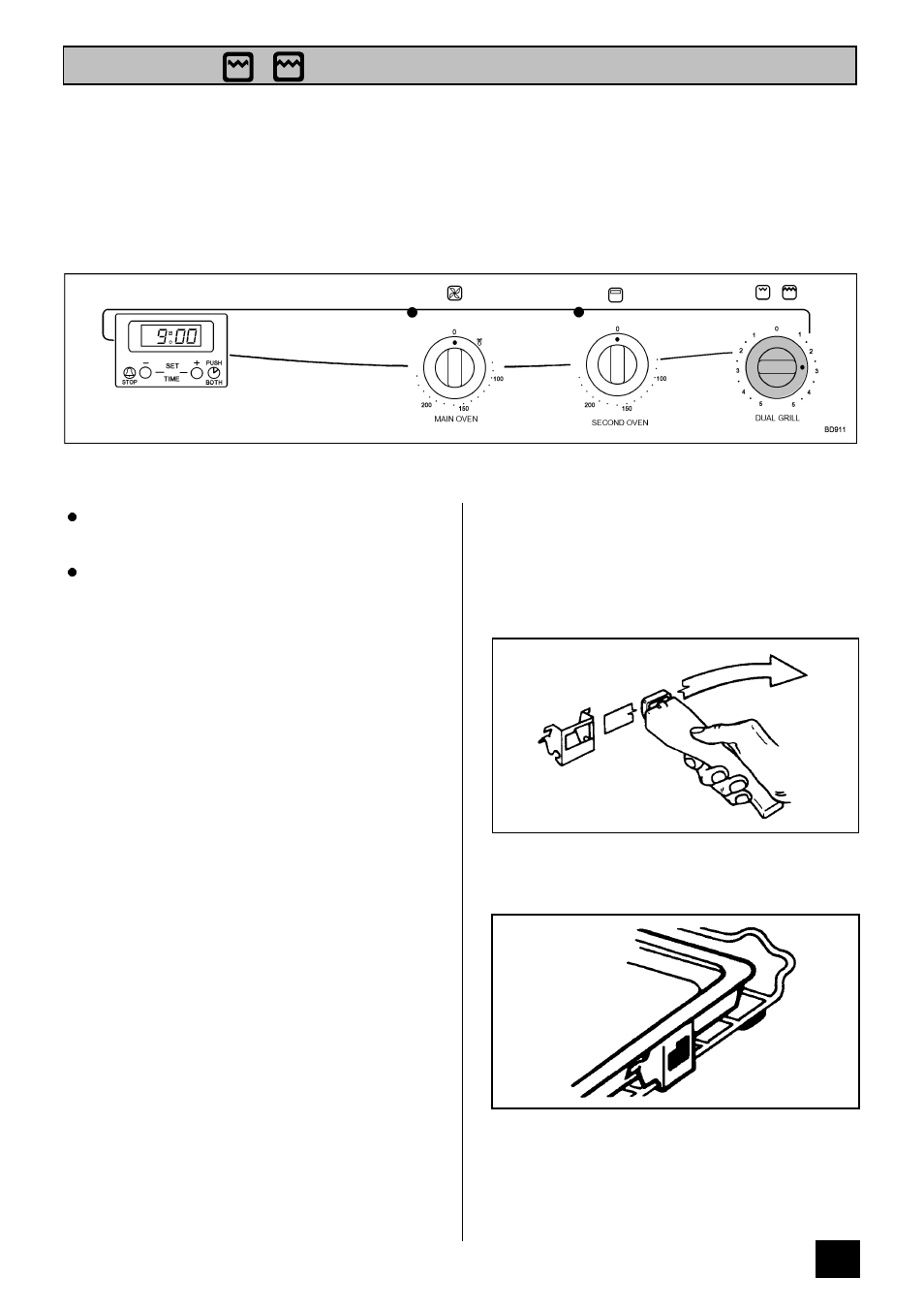 The grill | Tricity Bendix BD 911 User Manual | Page 19 / 40
