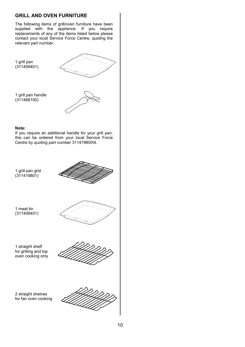 Tricity Bendix SIE505X User Manual | Page 10 / 32
