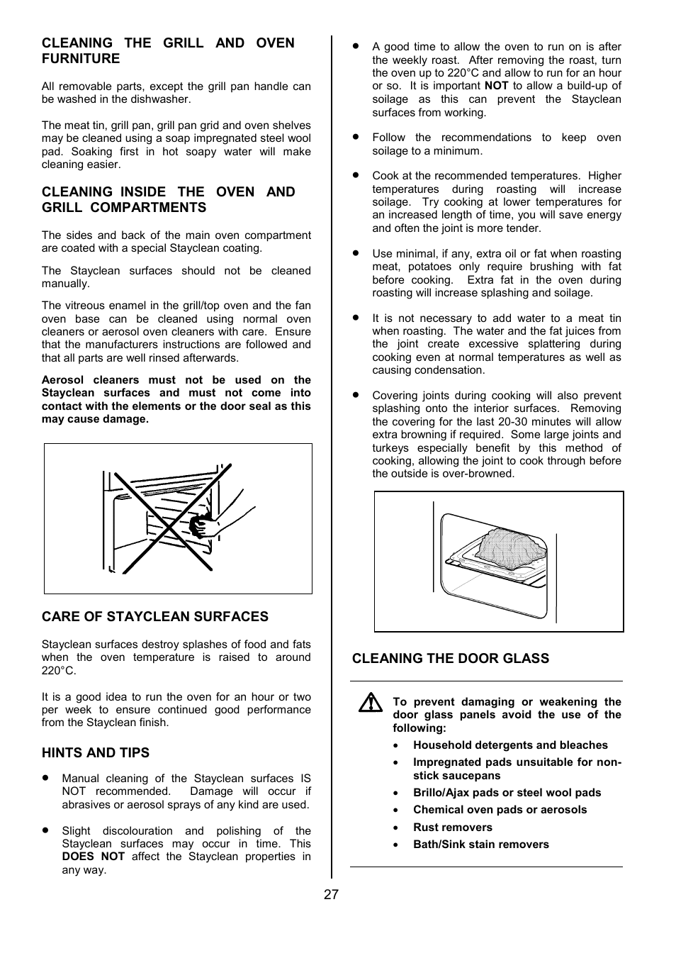 Tricity Bendix SIE505X User Manual | Page 27 / 32