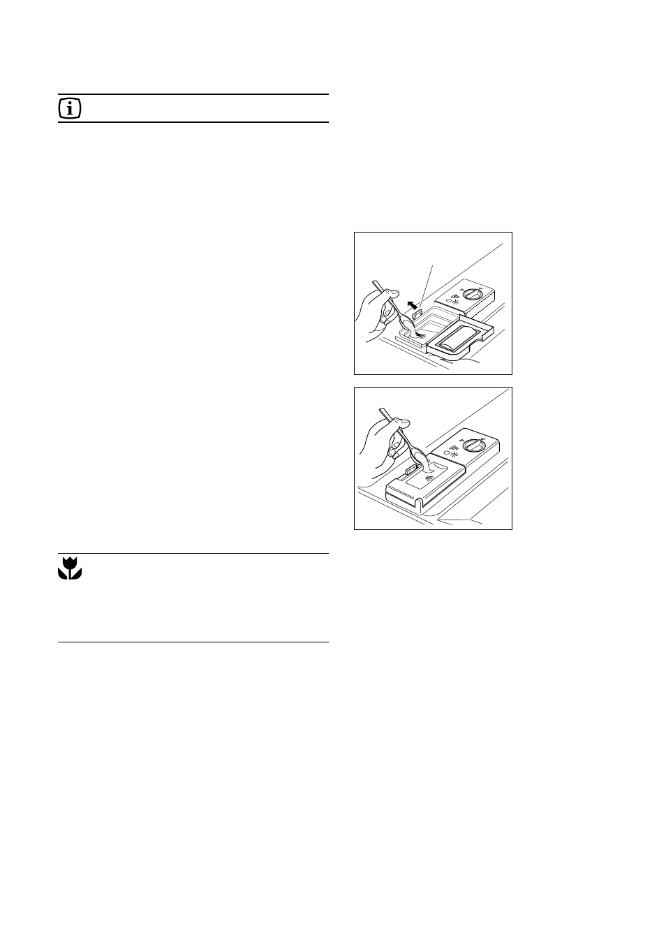 Use of detergent, Compact detergents with enzymes | Tricity Bendix DH 086 User Manual | Page 10 / 20