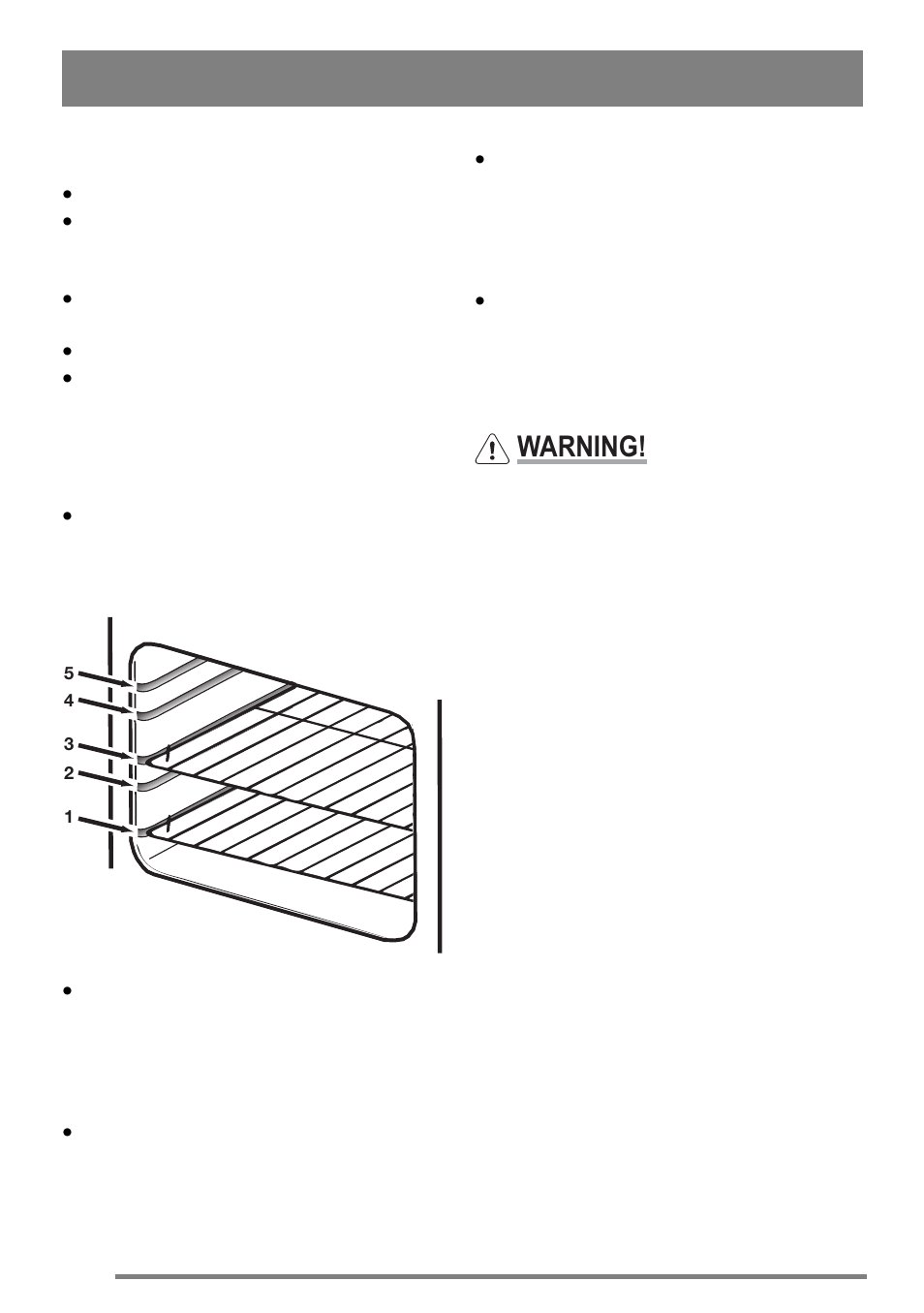 Hints and tips, Warning | Tricity Bendix U30352 SE558 User Manual | Page 20 / 40