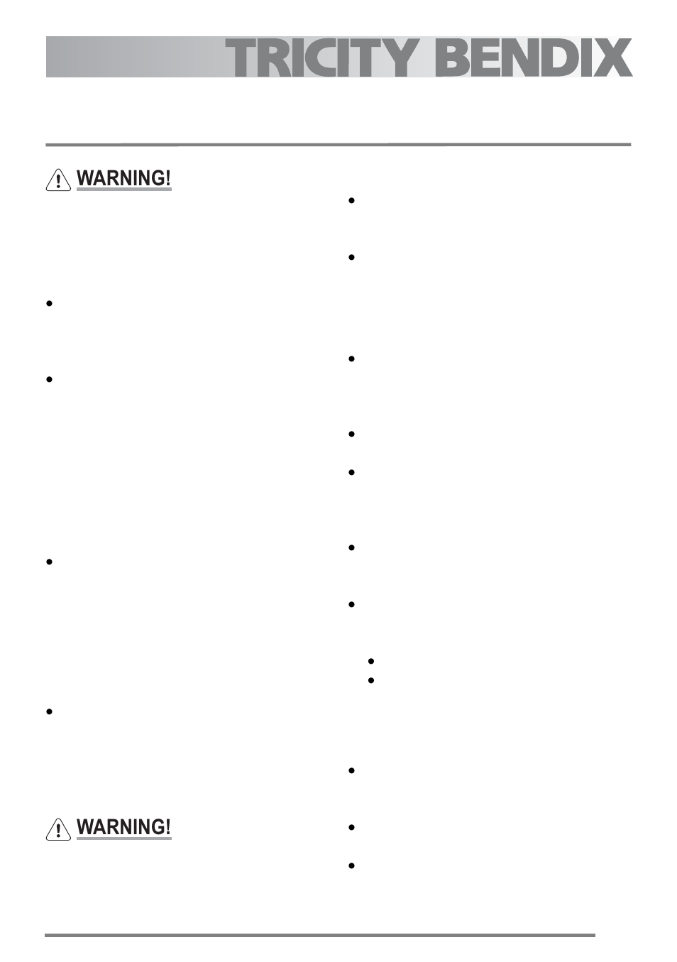Care and cleaning, Cleaning materials, Cleaning the outside of the appliance | Cleaning the ceramic hob, Daily cleaning, Warning | Tricity Bendix U30352 SE558 User Manual | Page 27 / 40