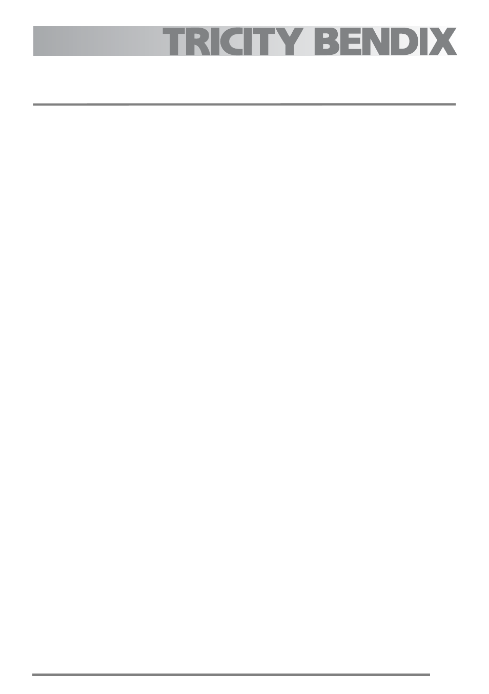 Tricity Bendix U30352 SE558 User Manual | Page 39 / 40