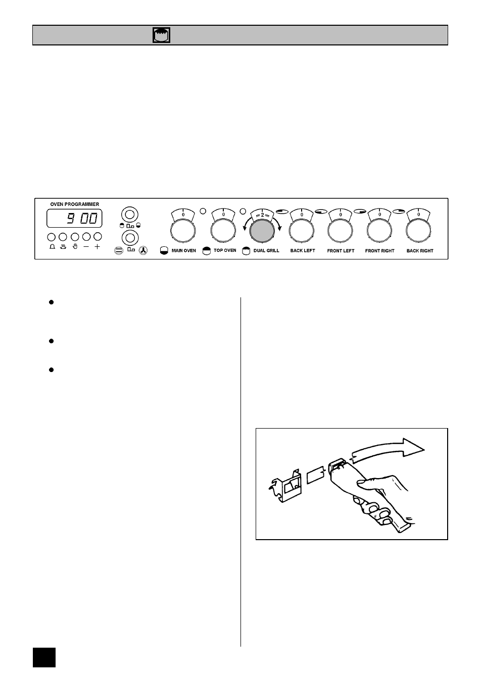 The dual grill | Tricity Bendix SI 535 User Manual | Page 18 / 40