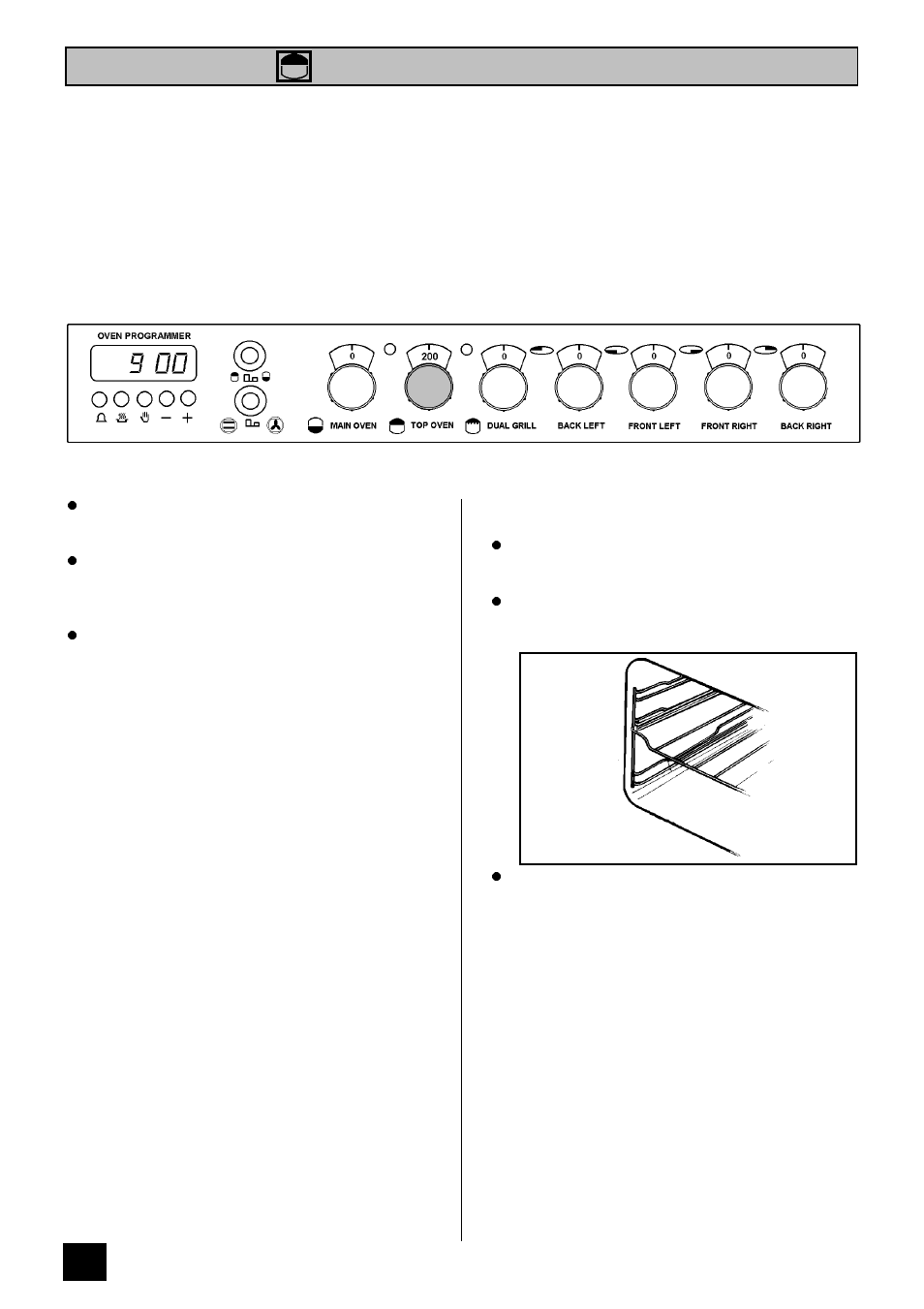 The top oven | Tricity Bendix SI 535 User Manual | Page 20 / 40