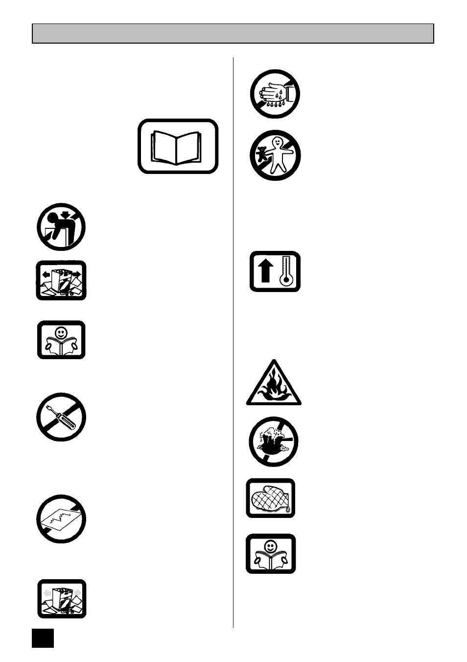 Safety | Tricity Bendix SI 535 User Manual | Page 6 / 40