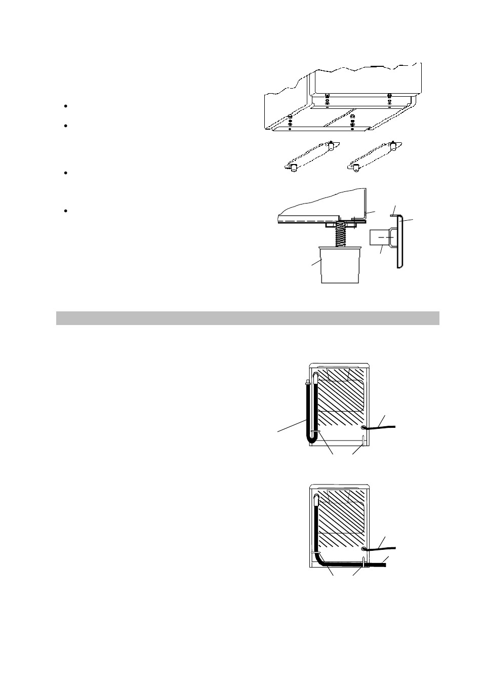 Gas connections, Levelling | Tricity Bendix SG 210 User Manual | Page 21 / 28