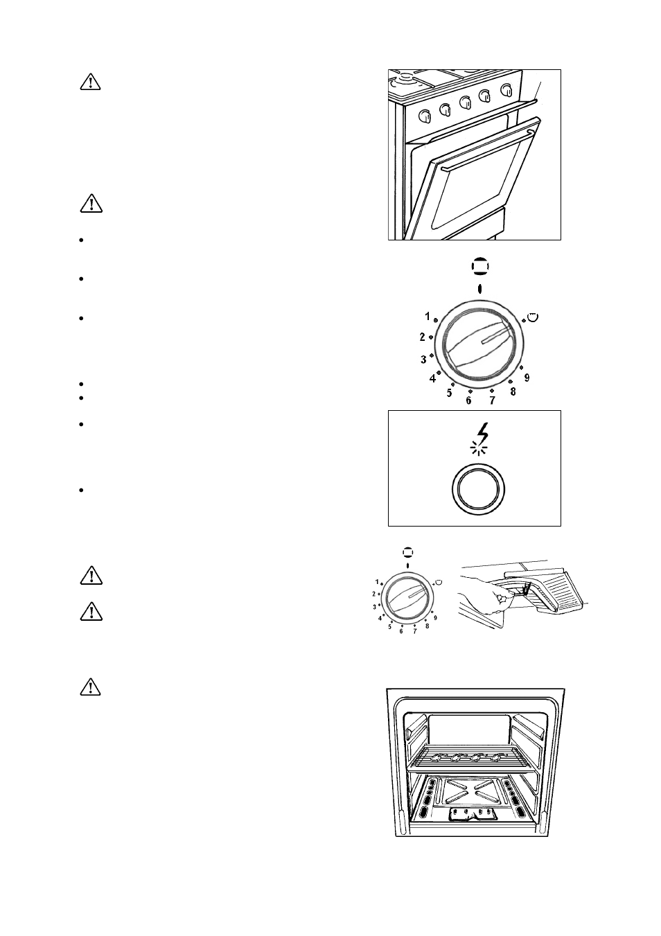 Using the grill | Tricity Bendix SG 210 User Manual | Page 9 / 28