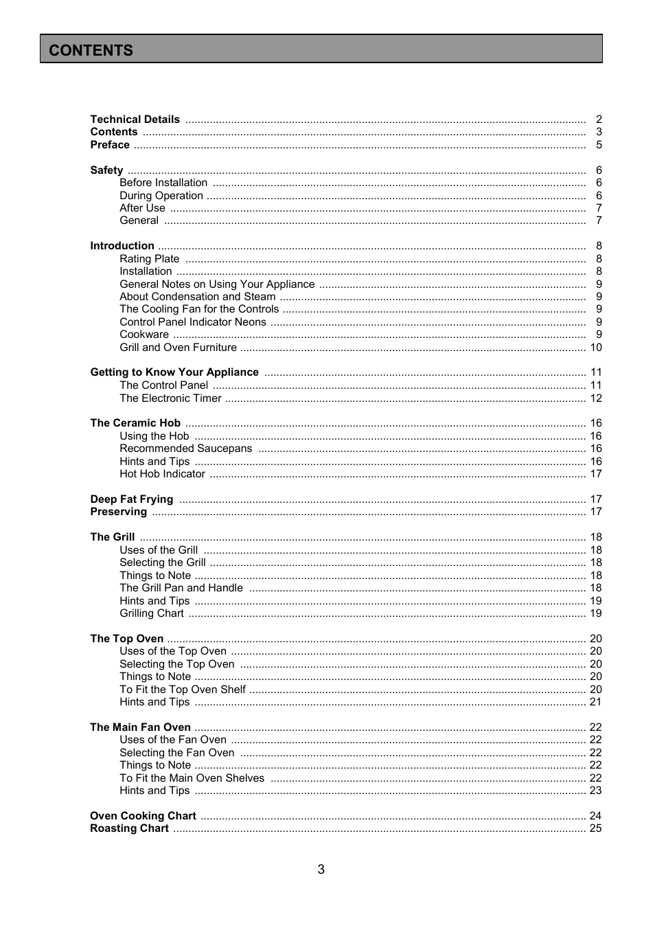 Tricity Bendix SIE556 User Manual | Page 3 / 36