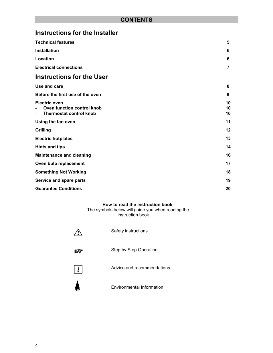 Tricity Bendix SIE 233 User Manual | Page 4 / 23