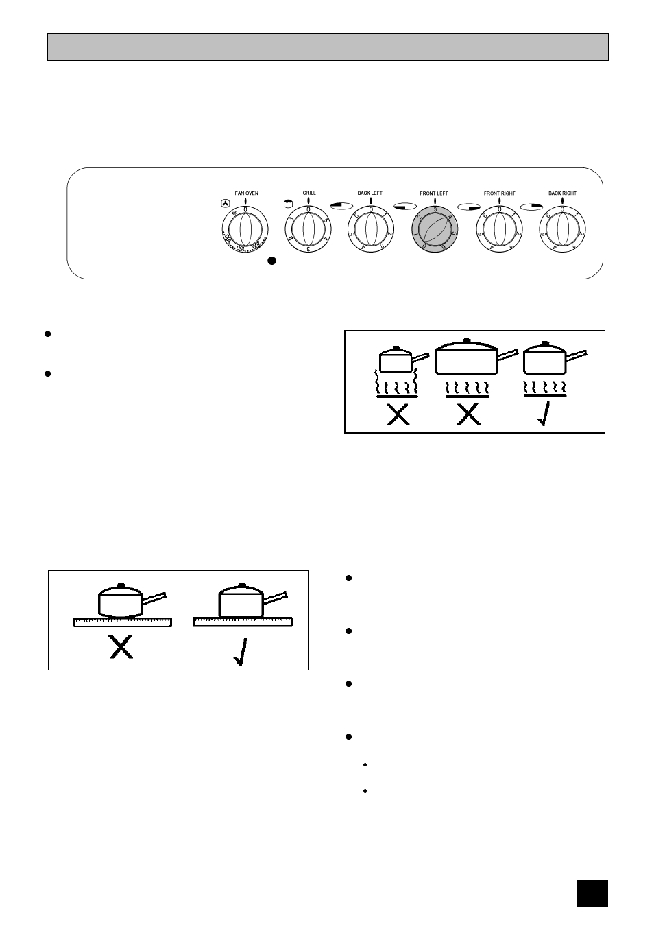 The sealed hotplates | Tricity Bendix RE50M User Manual | Page 11 / 28